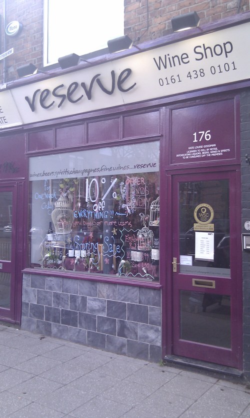 Reserve Wine Shop, 176 Burton Road