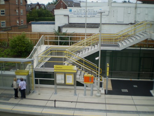 Manchester Metrolink station at Chorlton-cum-Hardy