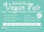 Manchester Vegan Fair 2016&nbsp;flyer