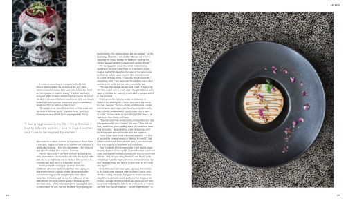 Profile of Mexican celebrity chef Martha Ortiz - pages 5 and 6