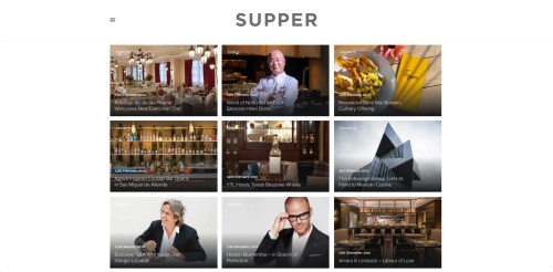 The new Supper magazine website