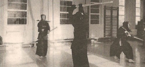 Kendo practice with shinai and body armour at Durham University Kendo Club