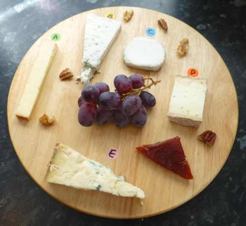 Chorlton Cheesemongers cheeseboard ready to eat